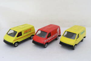 CORGI JUNIOR RENAULT TRAFIC LOCTITE他 ルノー トラフィック 3台 1/60? イギリス製 箱無 イコレ