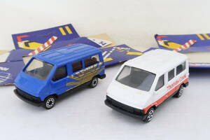 CORGI JUNIOR RENAULT TRAFIC Thomas Cook ルノー トラフィック 2台 1/60? イギリス製 イレレ