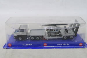 SIKU SUPER (SCANIA?スカニア?) POLIZEI ヘリコプタートレーラー 1/87? イコレ