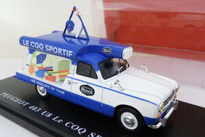 Hachette PEUGEOT 403 U8 Le COQ SPORTIF プジョー 1/43 イロレ