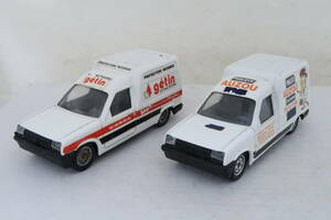 特注solido RENAULT EXPRESS ルノー エクスプレス 箱無 2台 難有 1/43 フランス製 イサコ