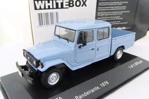 WHITE BOX TOYOTA LAND CRUISER トヨタランドクルーザーＷピックアップ バンデランテ輸出向け左ハンドル1976 箱付 1/43 イハレ