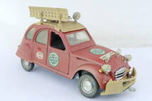 Polistil CITROEN 2CV RAID AFRIQUE シトロエン 箱無 1/25 イタリア製 ニサレ _画像3