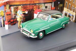 Altaya ミニジオラマ SINCA ARONDE NOUGAT シムカ アロンド 1/43 La ROUTE BLEUE ニレレ