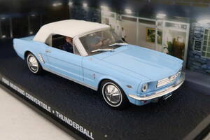 JAMES BOND 007 FORD MUSTANG CONVERTIBLE THUNDERBALL ムスタング ボンド劇中車 1/43 イロレ