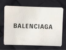 バレンシアガ サイズ 34 528577 長袖 コート ジップアップ フロントボタン レディース 黒系 タグ付属 BALENCIAGA_画像10