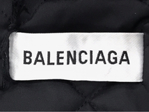 バレンシアガ サイズ 34 528577 長袖 コート ジップアップ フロントボタン レディース 黒系 タグ付属 BALENCIAGA_画像7