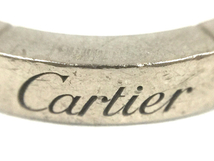 カルティエ 750 ラニエール リング 指輪 #52 12号 6.5g シルバーカラー アクセサリー ジュエリー 小物 Cartier_画像8