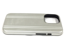 送料360円 ゼロハリバートン iPhone13 Pro ケース 耐衝撃性 シルバーカラー 付属品あり ZERO HALLIBURTON 同梱NG_画像3