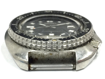 セイコー 自動巻 オートマチック デイト 腕時計 フェイスのみ 6105-8110 メンズ ブラック文字盤 ジャンク品 SEIKO_画像8