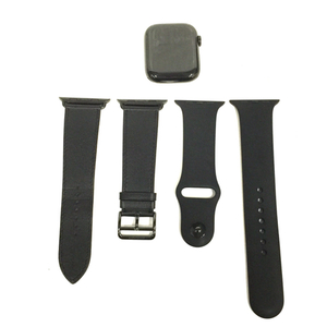 1円 Apple Watch Hermes Series8 45mm GPS+Cellular A2775 MNL53J/A スペースブラック スマートウォッチ 本体
