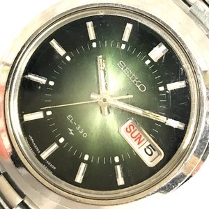 送料360円 セイコー EL-330 磁式テンプ 3303-8120 デイデイト 腕時計 ジャンク品 不動品 メンズ SEIKO 同梱NG