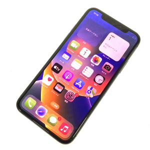 1円 AU Apple iPhone X 256GB A1902 MQC12J/A スペースグレイ スマホ 本体 利用制限〇 SIMロック解除済