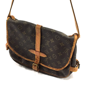 ルイヴィトン モノグラム ソミュール30 M42256 斜め掛け ショルダーバッグ フラップ レディース LOUIS VUITTON