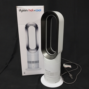 1円 Dyson ダイソン hot+cool AM09 セラミックファンヒーター 羽なし扇風機 ホワイト 通電動作確認済