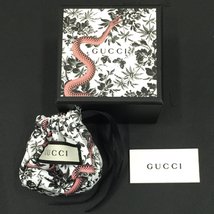 1円 グッチ ハートモチーフ ネックレス ペンダント カラーストーン アクセサリー 保存箱 保存袋付き GUCCI_画像8