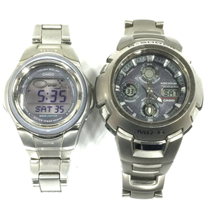 1円 カシオ 電波 腕時計 G-SHOCK MRG-2000DJ MR-G デジアナ タフソーラー メンズ 他 Baby-G MSG-900D 計2点 CASIO