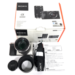 1円 SONY ILCE-6000 a6000 E 4.5-6.3/55-210 OSS ミラーレス一眼 デジタルカメラ L172254