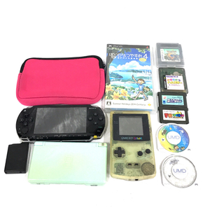 Nintendo ゲームボーイカラー ニンテンドーDS Lite SONY PSP-1000 本体 きせかえハムスター 含む ソフト セット