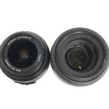 1円 Nikon D3400 AF-S DX NIKKOR 18-55mm 1:3.5-5.6G VR 55-200mm 1:4-5.6G ED VR デジタル一眼レフ カメラ L031504_画像8