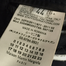 1円 メゾン マルタン マルジェラ サイズ 44 長袖 ジップアップ ジャケット レザー メンズ 黒 Maison Martin Margiela_画像8