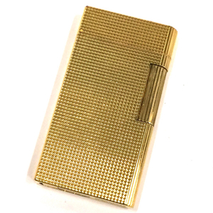 カランダッシュ ローラー ガスライター スクエア 総柄 ゴールドカラー金具 約6.5×3.5cm 喫煙具 CARAN d'ACHE