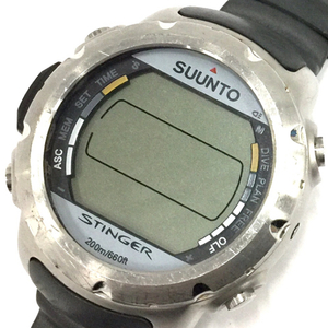 スント スティンガー ダイブコンピュータ クォーツ 腕時計 未稼働品 ファッション小物 SUUNTO STINGER QR022-462