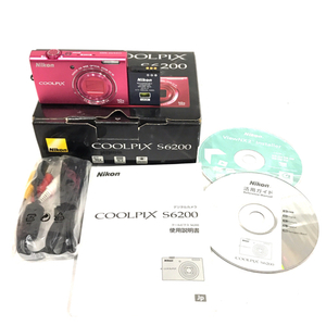 1円 Nikon COOLPIX S6200 4.5-45.0mm 1:3.2-5.8 コンパクトデジタルカメラ C181536