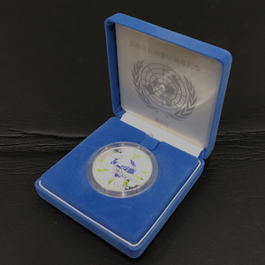 造幣局 国際連合加盟50周年記念 千円貨幣プルーフ貨幣セット 31.1g 40.0mm 付属品あり