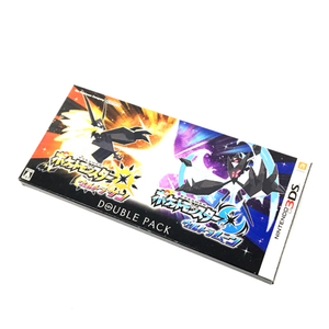 3DS ポケットモンスター ウルトラサン ウルトラムーン ダブルパック 未開封品 保存箱付き QR023-289