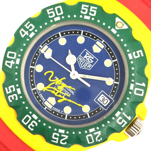 タグホイヤー クォーツ デイト 腕時計 382.513 ブルー文字盤 未稼働品 ファッション小物 TAG Heuer