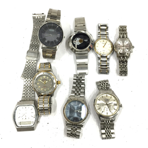 1円 シチズン 腕時計 EXCEED 0330-C30528 ラウンド コンビカラー QZ メンズ 他 XC / Crystal Seven 等 計8点