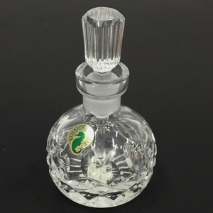 ウォ—ターフォードクリスタル 香水入れ 香水瓶 ガラス製 全高約12.5cm インテリア雑貨