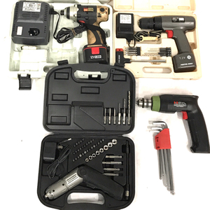 1円 MEISTER KOBO CD-77K/コーナン ICD-1230/B＆B cordless DRILL＆DRIVER 等 含む 電動工具まとめ セット C262050-1