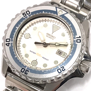 セイコー 腕時計 2625-0170 ダイバーズ 150m デイト シルバーカラー金具 クォーツ レディース 社外ベルト SEIKO