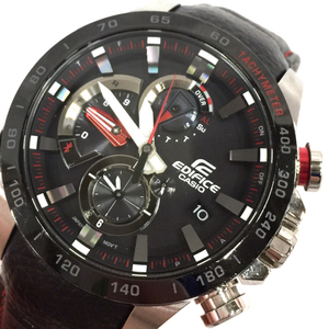 カシオ エディフィス ソーラー 腕時計 アナログ EQB-800BL-1AJF ブラック文字盤 メンズ 純正ブレス CASIO