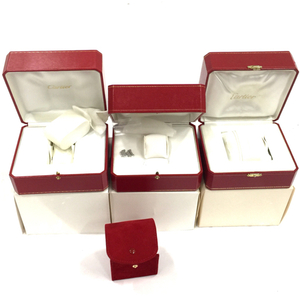 【付属品のみ】 カルティエ 腕時計用 保存箱 保存ケース 内箱 外箱 他 トラベルケース 含 計4点 Cartier QR023-377