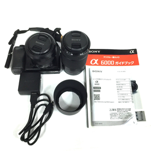 1円 SONY a6000 E 3.5-5.6/PZ 16-50 OSS E 4.5-6.3/55-210 OSS ミラーレス一眼 デジタルカメラ レンズ L261410