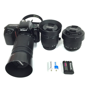 Nikon F50 TAMRON AF 70-300mm 1:4-5.6 28-80mm 1:3.5-5.6 含む 一眼レフ フィルムカメラ レンズ セット