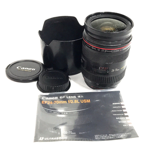 1円 Canon EF 24-70mm F2.8L USM カメラレンズ EFマウント オートフォーカス C281234