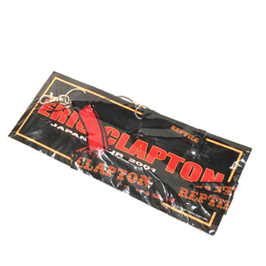 送料360円 ERIC CLAPTON エリック クラプトン 日本ツアー2001 ネックストラップ / ストラップ 黒×赤系 同梱NG