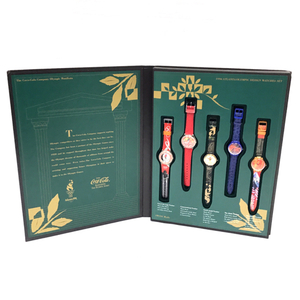 コカコーラ アトランタ リンピック記念デザインウォッチ 腕時計 クォーツ 保存ケース付き 計5点 セット 現状品