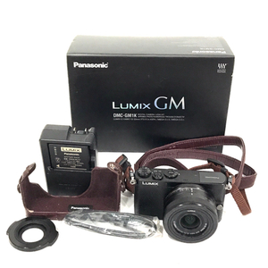 1円 Panasonic LUMIX GM DMC-GM1K G VARIO 12-32mm F3.5-5.6 コンパクトデジタルカメラ L081956