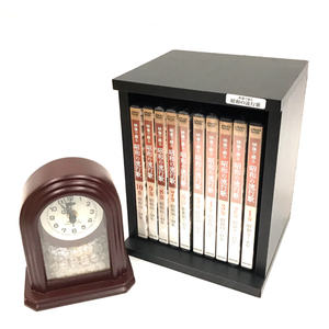 ユーキャン 映像で綴る 昭和の流行歌 DVD 全10巻 アンティーク振子時計 輸送箱付き
