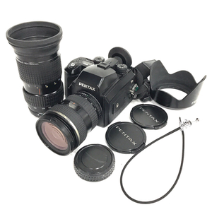 1円 PENTAX 645N SMC PENTAX-FA 645 ZOOM 1:4.5 45-85mm 含む 中判カメラ フィルムカメラ セット