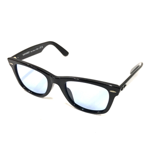 1円 レイバン サングラス アイウェア RB2140-F 901/64 52□22 150 ウェイファーラー ブラック ケース付き Ray-Ban