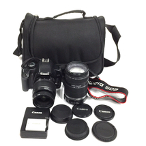 Canon EOS Kiss X2 EF-S 18-55mm 1:3.5-5.6 IS 55-250mm 1:4-5.6 デジタル一眼レフ デジタルカメラ_画像1