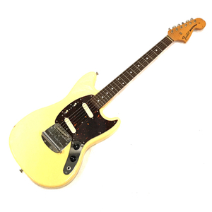 フェンダー ジャパン ムスタング ラージヘッド エレキギター クリーム 弦楽器 ソフトケース付 Fender