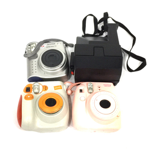 1円 Polaroid Sun 660 AUTOFOCUS FUJIFILM instax mini 7 チェキ 含む フィルムカメラ まとめセット C062033