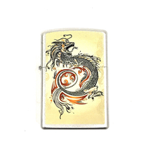 1円 ジッポー オイルライター Rainbow Dragon 龍 ドラゴン シルバーカラー 他 喫煙具 計3点 セット 箱付 ZIPPO_画像7